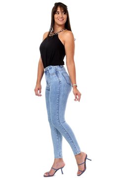 Calça jeans sawary super lipo - 269965 - Azul - Sawary