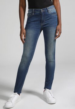 Calça Jeans AX ARMANI EXCHANGE Skinny Estonada Azul