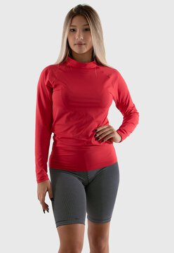 Blusa Térmica Diluxo Camisa Segunda Pele UV Vermelha