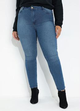 Sawary Jeans - Calça Jeans Cigarrete Plus Size Sawary