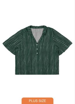 Rovitex Plus Size - Camisa Feminina Size Free Verde