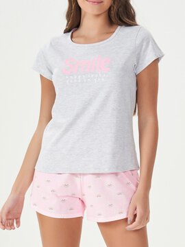 Pijama Feminino Curto Espaço Pijama 40963
